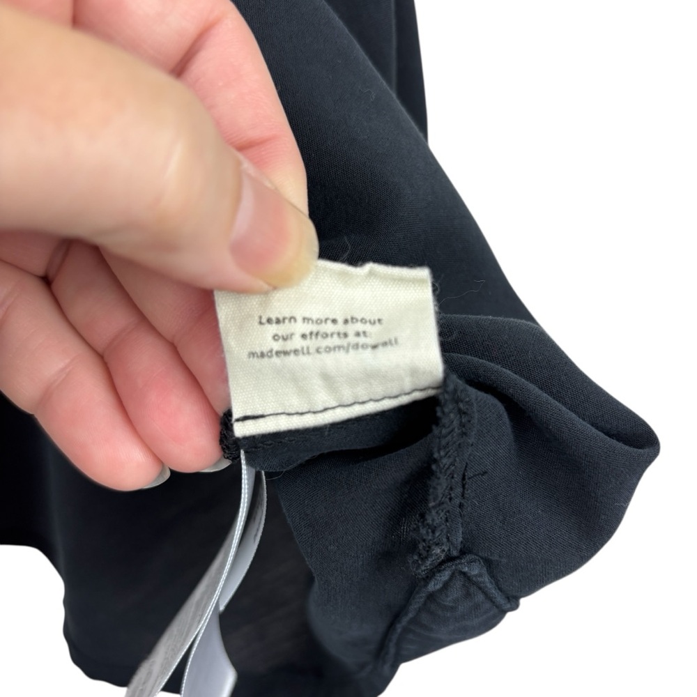 Madewell v-neck house size Medium office dressy minimalist goth all seasons - Picture 12 of 12